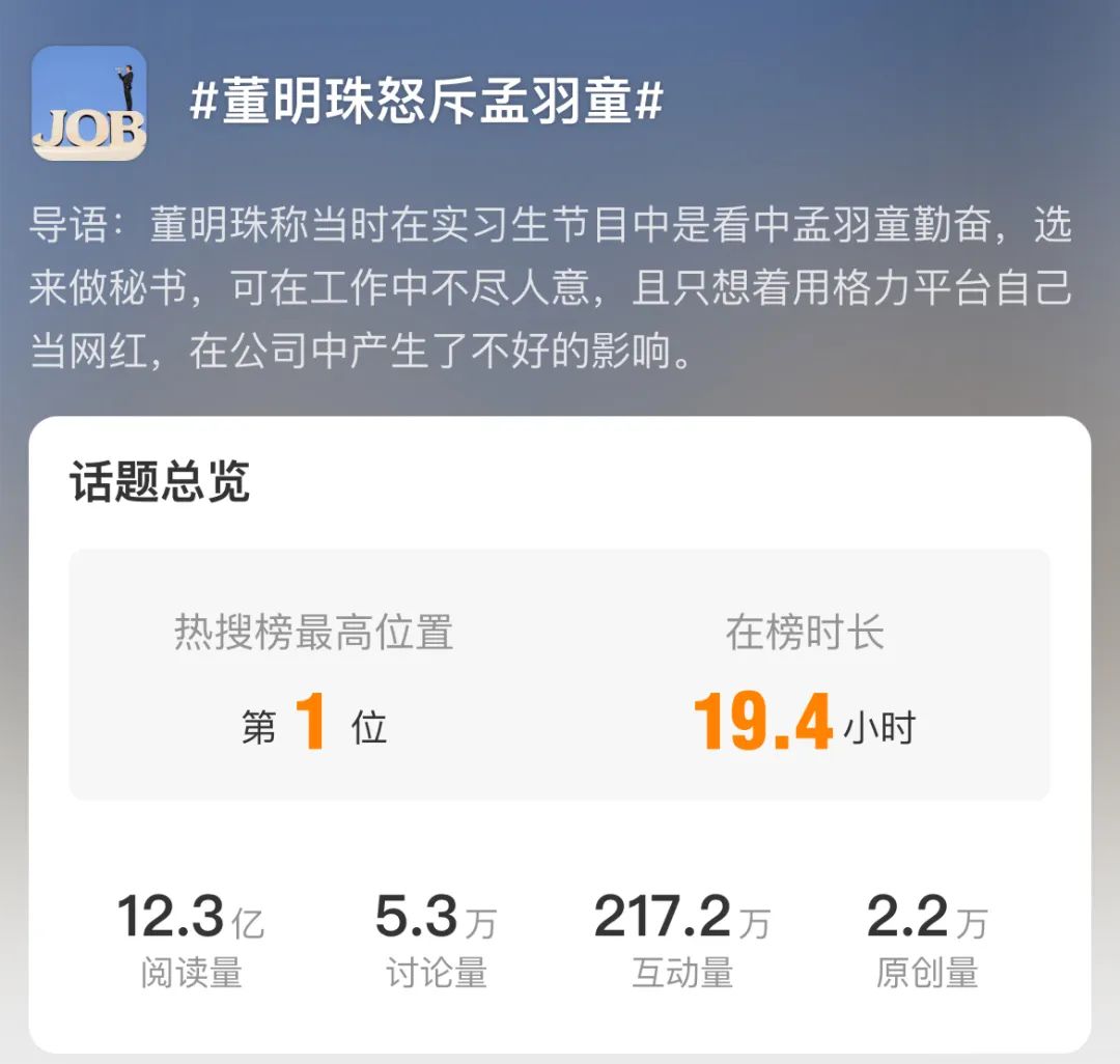 登顶热搜、骂声一片:董明珠言多必失