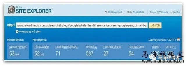 google喜欢对比性的内容