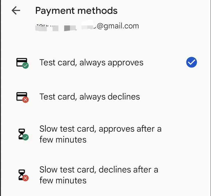 Google Play内购测试的一些注意事项
