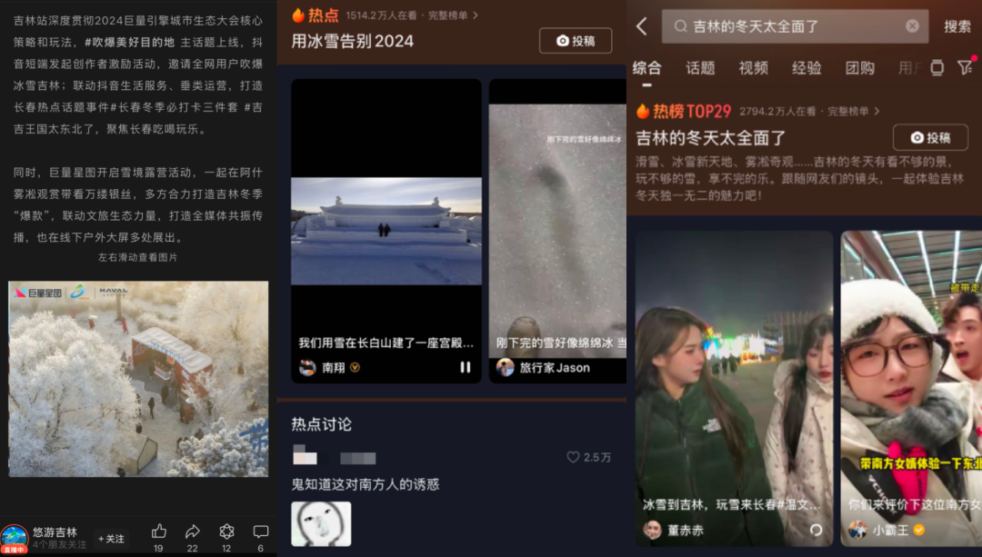 冰雪季热潮来袭,“巨量星图X吉林文旅”组了个品牌热点营销新CP