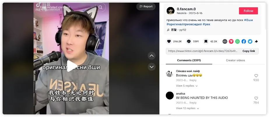 中文神曲席卷TikTok:《今生缘》洗脑数千万老外,播放量破亿