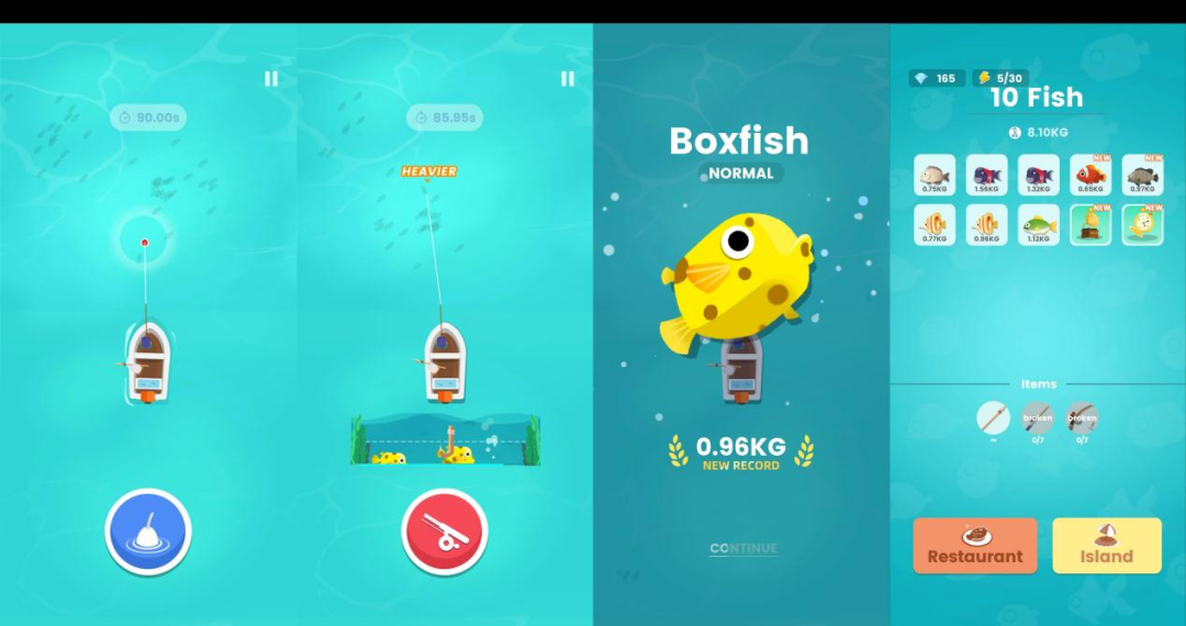 前作产品流水超8亿后,这家厂商的新作选择了钓鱼+模拟经营
