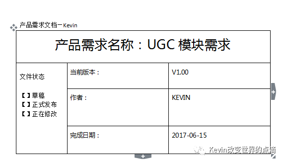 一篇产品经理可以作为模板的PRD文档