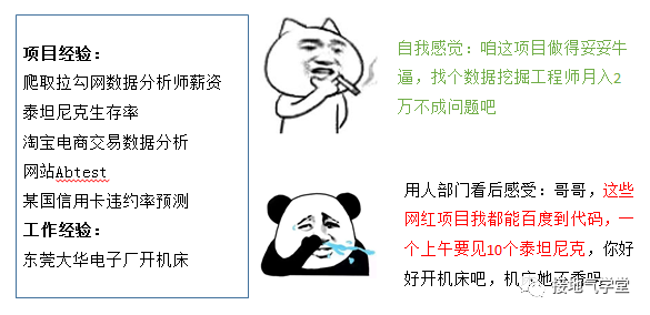 求职数据分析,项目经验该怎么写