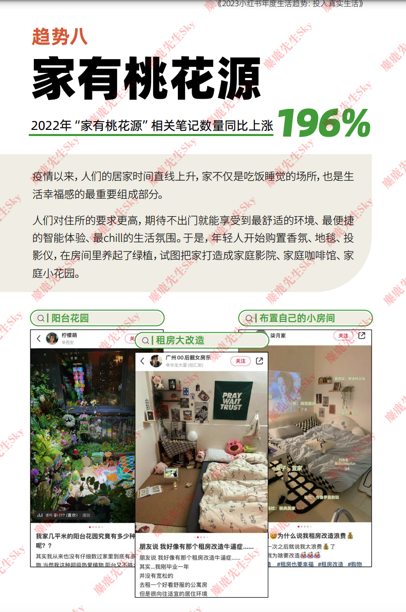 2023年,小红书上年轻人的生活方式