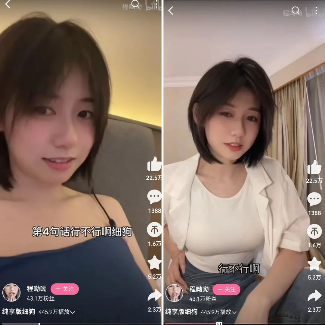 颜值区，鬼畜化