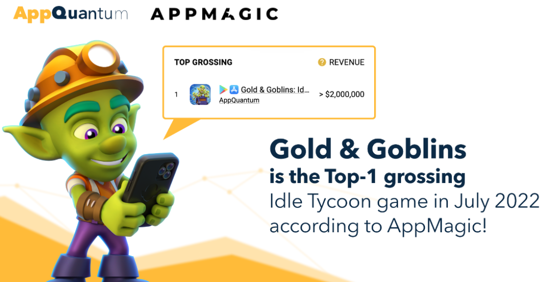 爆款游戏是如何炼成的?详解放置游戏《Gold & Goblins》的投放策略