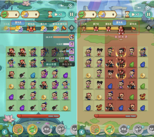 IP+玩法微创新的《葫芦娃大作战》稳居Top30,给了我们哪些样不一样的体感?